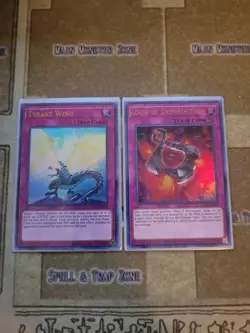 YUGIOH TYRANT WING LCKC + LOOP OF DESTRUCTION LC06 ULTRA LIMITED ED NM - Image 1