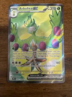 Pokemon TCG Arboliva EX 207/182 Destined Rivals Ultra Rare NM Card - Image 1