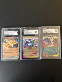 Pokemon Card Lot 3 Official TCG slabs Ultra Rare Included EX + IR + Charizard - Image 1