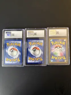 Pokemon Card Lot 3 Official TCG slabs Ultra Rare Included EX + IR + Charizard - Image 2