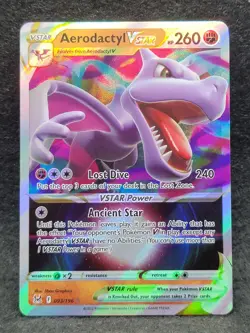 Aerodactyl VSTAR - 093/196 - Lost Origin - Pokemon Card LP 2022 p^3 - Image 1