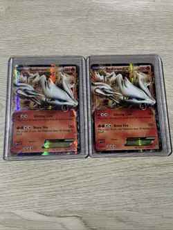 TCG Reshiram EX 29/113 Legendary Treasures Holo Card - Pokemon (2x) - Image 1