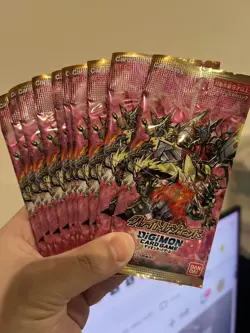 10 x Digimon Card Game - Great Legend Booster Pack : [BT04] - Image 1