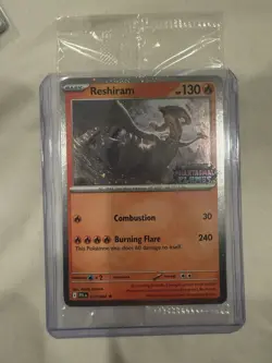 Reshiram 017/094 Mega Evo Phantasmal Flames Promo Stamped Sealed NM Card Tcg New - Image 1