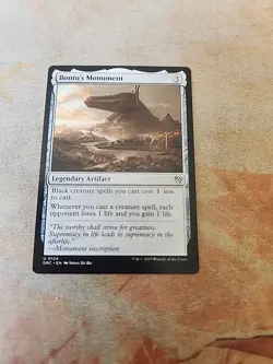 Bontu's Monument Commander Aetherdrift MTG NM - Image 1