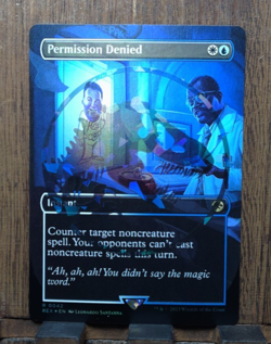 MTG😍 Permission Denied (FOIL EMBLEM) JURASSIC PARK - Near Mint😍❤ - Image 1