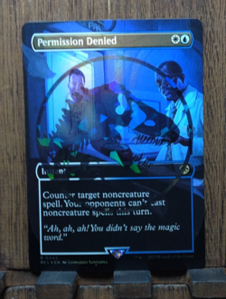 MTG😍 Permission Denied (FOIL EMBLEM) JURASSIC PARK - Near Mint😍❤ - Image 2