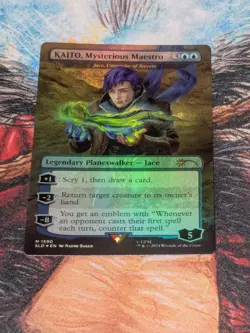 MTG Foil Jace, Unraveler of Secrets Secret Lair x Hatsune Miku Camp - Image 1