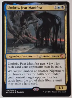 Umbris, Fear Manifest Commander: Innistrad: Crimson Vow Regular MTG - Image 1