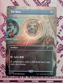 MTG Sol Ring Borderless Fallout Secret Lair NM - Image 1