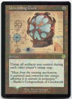 Unwinding Clock (Schematic) *Foil* BRR 124 NM - Image 1