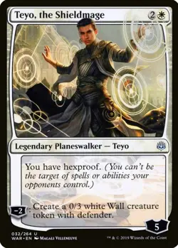 X 1 Teyo, the Shieldmage NM-M WAR 032 MTG Magic The Gathering - Image 1