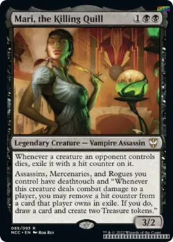 Mari, the Killing Quill [NCC - 89] - NM [Foil] TCG MTG - Image 1