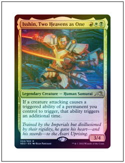 1x Isshin, Two Heavens as One, Foil, Magic MTG NM - Image 1