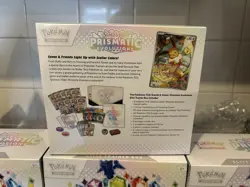 Pokemon TCG Prismatic Evolutions Elite Trainer Box (small cut on corner) - Image 3