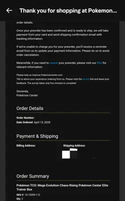 [PRESALE] Chaos Rising Pokemon Center ETB - Ships 5/22 ✅CONFIRMED PREORDER✅ - Image 2