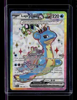 Pokemon Lapras ex - 158/142 - SV07: Stellar Crown (SCR) - Image 1