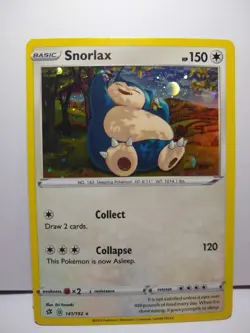 Pokemon Rebel Clash Snorlax Holo Rare 141/192 - Image 1