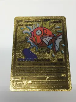 Pokemon Gold Fan Art Magikarp & Wailord GX 161/181 RARE - Image 1