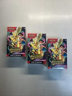 Pokemon Mega Evolutions Ascended Heroes Booster Bundle Box New Sealed Lot of 3 - Image 1