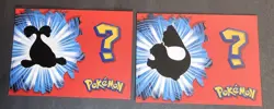 SEEL X DEWGONG EVOLUTION LOT - WHOS THAT POKEMON VINTAGE 1997 CCG - Image 2
