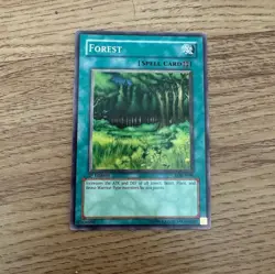 Yugioh - 1X Forest - Common - 1st Edition - LOB-046 - Light Play - Image 1