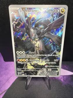 Pokemon TCG N’s Zekrom Pokemon Center Stamped Holo Promo Illustration Rare - Image 3