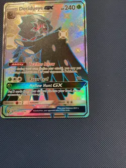 Decidueye GX SV47/SV94 Hidden Fates NM Shiny Pokemon TCG - Image 4