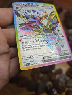 Pokemon TCG Surging Sparks Hydreigon EX Full Art Ultra Rare Holo Nm - Image 5