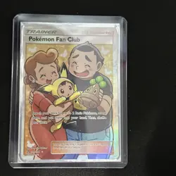 Pokemon Fan Club - 155/156 - Full Art Ultra Rare Ultra Prism Trainer Pokemon NM - Image 1