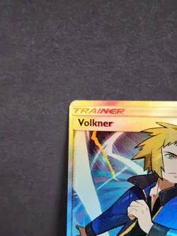 NM - Pokemon TCG Volkner 156/156 Full Art Trainer Ultra Rare Prism Holo - Image 5