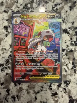 Pokemon Mega Scrafty EX 285/217 ASC Rare Stage 1 330 HP Full Art Holo English - Image 1