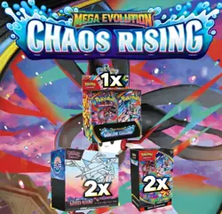 Pokemon Center Chaos Rising PC ETB, Bundle, Booster Box *Ships After May 22* - Image 1
