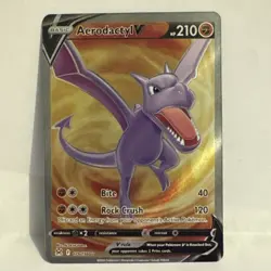 Aerodactyl V 179/196 Ultra Rare Lost Origin Pokemon TCG - Image 3