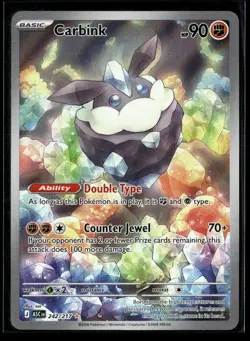 Carbink 242/217 Illustration Rare ME: Ascended Heroes Pokemon NM/M - Image 1
