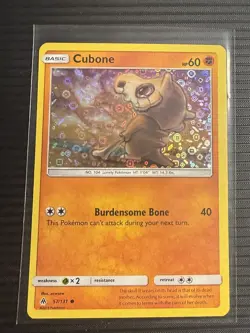 Pokemon Cubone 57/131 General Mills Promo Holo Forbidden Light - Image 1