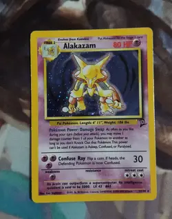 Pokemon, Alakazam, Base Set 2 1/130 - MP - Image 1