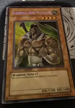 Yugioh ELEMENTAL HERO WILDHEART GSE-EN001 NM - Image 1