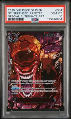 2025 ONE PIECE OP13-CARRYING ON HIS WILL #084 ST. SHEPHERD JU PETER PSA 10 - Image 1