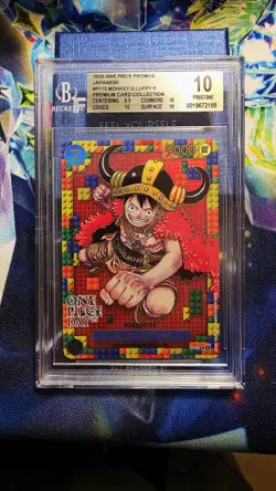 BGS 10 PRISTINE 2025 '25 ONE PIECE DAY MONKEY D LUFFY PROMO #P-110 JAPANESE TCG - Image 1
