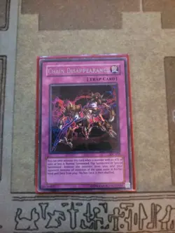 YUGIOH CHAIN DISAPPEARANCE IOC-052 RARE UNLIMITED ED MP 1996 - Image 1