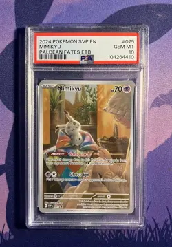 Mimikyu 075 Sv: Scarlet & Violet Promo Cards Holo PSA 10 - Image 1