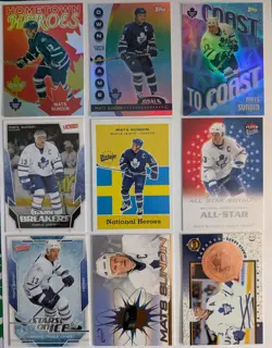 Lot of 9 Mats Sundin Cards - Inserts - Toronto Maple Leafs - Image 1