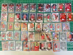 136 Card Lot Topps Chrome Premier League Bruno Fernandes Lot Manchester United - Image 1