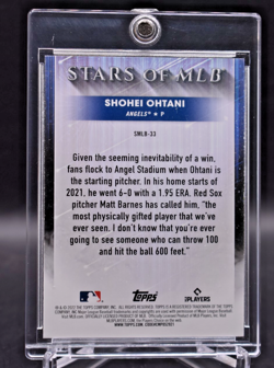 SHOHEI OHTANI STARS OF THE MLB RAINBOW REFRACTOR INSERT ANGELS - Image 3