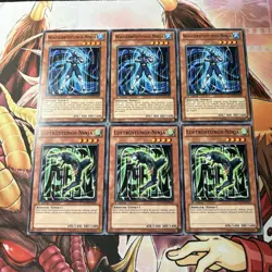 Yugioh! Rustungs-Ninja Set - Wasser, Erd, Flammen, Luft - 12 Karten 1. Auflage - Image 2
