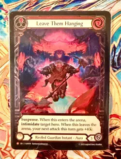 Flesh and Blood TCG - Leave Them Hanging - Cold Foil Extended Art - Image 1