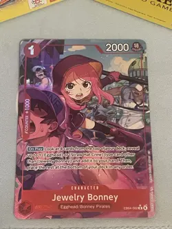 One Piece Card Game - Jewelry Bonney EB04-002 Alt Art OP15 ENGLISH - Image 1