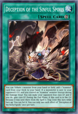 Yugioh Deception of the Sinful Spoils MP25-EN113 Mega Pack Prismatic Secret Rare - Image 1