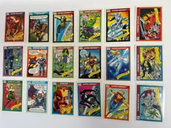 1990 Marvel Universe 18 Card Lot Near Mint Condition M9 - Image 1